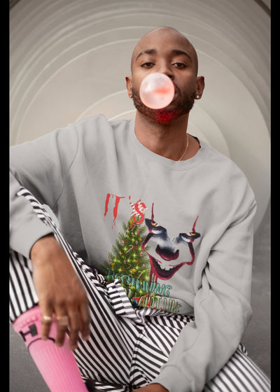 Champion 12 oz./lin. yd. Double Dry Eco Crew | S600 IT's Xmas time sweatshirt just in time for a bloody Christmas adult humor