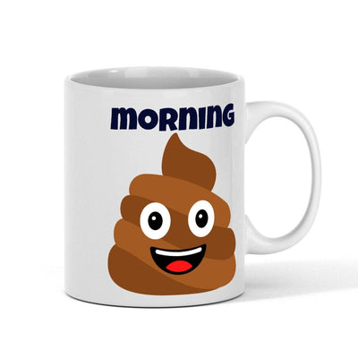 Standard size glossy ceramic mug Poop Emoji mug fuck off or good morning poop emoji mug adult humor mug adult humor gift