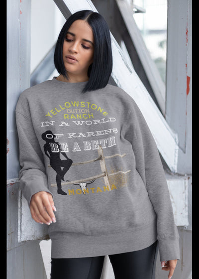 Champion 12 oz./lin. yd. Double Dry Eco Crew | S600 Yellowstone adult humor sweatshirt Yellowstone Dutton ranch  Beth Dutton ranch
