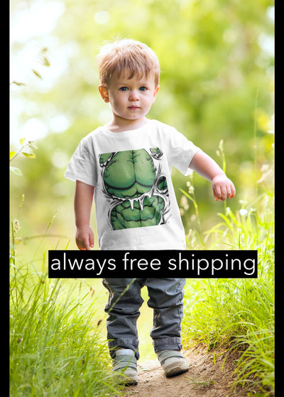Bella + Canvas Unisex Jersey T-Shirt | 3001C Hulk mussel shirt with mickey on the back adult humor mickey kids shirt