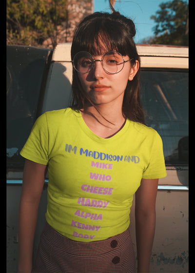 Bella + Canvas Unisex Jersey T-Shirt | 3001C Custom name shirt personalized name shirt adult humor dirty adult humor silly saying