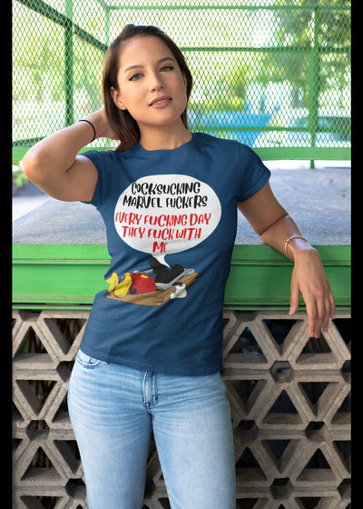 Bella + Canvas Unisex Jersey T-Shirt | 3001C Micky mouse trap Marvel fuck shirt adult humor fuck shirt super hero