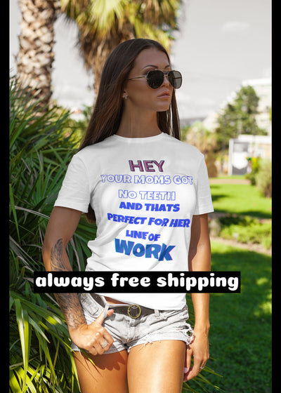 Bella + Canvas Unisex Jersey T-Shirt | 3001C Adult humor shirt mom jokes adult humor mom jokes suck cock cock sucker