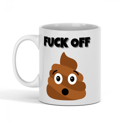 Standard size glossy ceramic mug Poop Emoji mug fuck off or good morning poop emoji mug adult humor mug adult humor gift