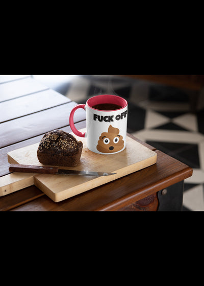 Standard size glossy ceramic mug Poop Emoji mug fuck off or good morning poop emoji mug adult humor mug adult humor gift
