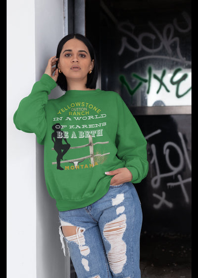 Champion 12 oz./lin. yd. Double Dry Eco Crew | S600 Yellowstone adult humor sweatshirt Yellowstone Dutton ranch  Beth Dutton ranch