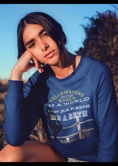 Champion 12 oz./lin. yd. Double Dry Eco Crew | S600 Yellowstone adult humor sweatshirt Yellowstone Dutton ranch  Beth Dutton ranch