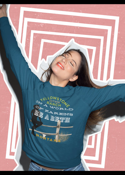 Champion 12 oz./lin. yd. Double Dry Eco Crew | S600 Yellowstone adult humor sweatshirt Yellowstone Dutton ranch  Beth Dutton ranch