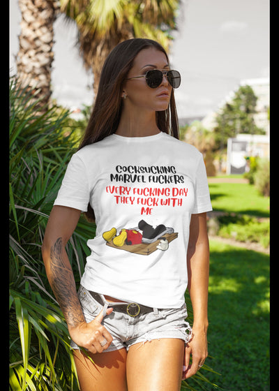 Bella + Canvas Unisex Jersey T-Shirt | 3001C Micky mouse trap Marvel fuck shirt adult humor fuck shirt super hero