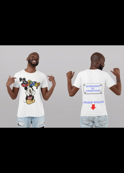 Bella + Canvas Unisex Jersey T-Shirt | 3001C Mickey shirt mickey Dept of corrections Prison wallet shirt adult humor shirt