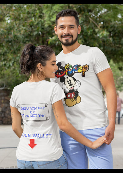 Bella + Canvas Unisex Jersey T-Shirt | 3001C Mickey shirt mickey Dept of corrections Prison wallet shirt adult humor shirt