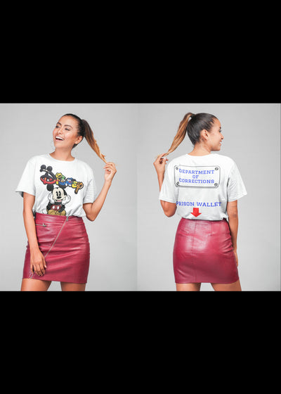 Bella + Canvas Unisex Jersey T-Shirt | 3001C Mickey shirt mickey Dept of corrections Prison wallet shirt adult humor shirt