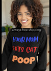 Champion 12 oz./lin. yd. Double Dry Eco Crew | S600 Adult humor mom joke sweatshirt adult humor funny adult humor silly adult humor