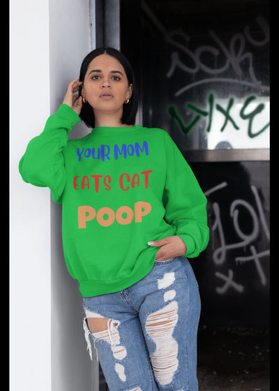 Champion 12 oz./lin. yd. Double Dry Eco Crew | S600 Adult humor mom joke sweatshirt adult humor funny adult humor silly adult humor