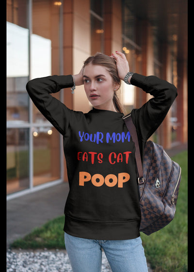 Champion 12 oz./lin. yd. Double Dry Eco Crew | S600 Adult humor mom joke sweatshirt adult humor funny adult humor silly adult humor
