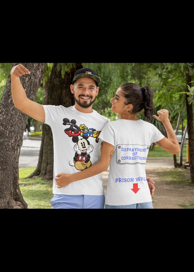Bella + Canvas Unisex Jersey T-Shirt | 3001C Mickey shirt mickey Dept of corrections Prison wallet shirt adult humor shirt