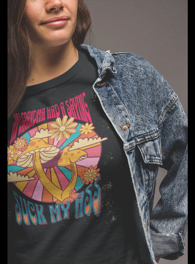 Bella + Canvas Unisex Jersey T-Shirt | 3001C retro shirt adult humor funny adult humor grandma humor grandma shirt