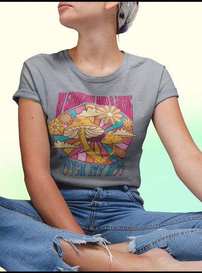 Bella + Canvas Unisex Jersey T-Shirt | 3001C retro shirt adult humor funny adult humor grandma humor grandma shirt