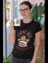 Tall glossy ceramic mug If you like Sex and coffee this Mug is for you