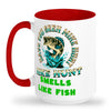 Tall glossy ceramic mug Mike Hunt Mug that will be the best mug in the cupboard.