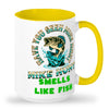 Tall glossy ceramic mug Mike Hunt Mug that will be the best mug in the cupboard.
