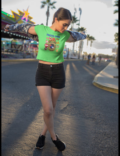 Bella + Canvas Unisex Jersey T-Shirt | 3001 Party's over shirt no fun allowed fun police