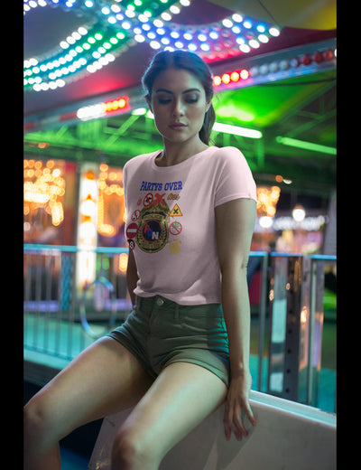 Bella + Canvas Unisex Jersey T-Shirt | 3001 Party's over shirt no fun allowed fun police
