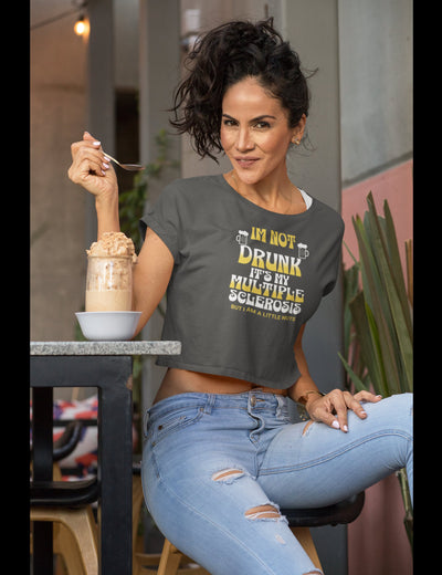 Bella + Canvas Unisex Jersey T-Shirt I'm not Drunk Multiple Sclerosis shirt MS awareness