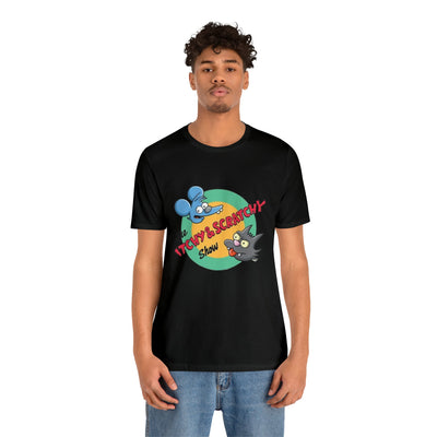 Unisex Jersey Short Sleeve Tee Simpsons shirt Itchy and Scratchy shirt Simpsons clothes Bart and Lisa shirt Simpsons gear great gift unisex