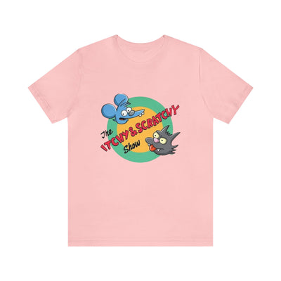 Unisex Jersey Short Sleeve Tee Simpsons shirt Itchy and Scratchy shirt Simpsons clothes Bart and Lisa shirt Simpsons gear great gift unisex