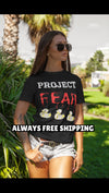 Bella + Canvas Unisex Jersey T-Shirt | 3001C Project Fear shirt paranormal shirt ghosts skeletons adult humor Dakota