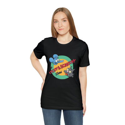 Unisex Jersey Short Sleeve Tee Simpsons shirt Itchy and Scratchy shirt Simpsons clothes Bart and Lisa shirt Simpsons gear great gift unisex
