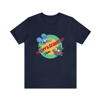 Unisex Jersey Short Sleeve Tee Simpsons shirt Itchy and Scratchy shirt Simpsons clothes Bart and Lisa shirt Simpsons gear great gift unisex