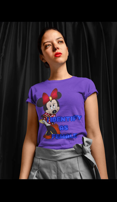 Bella + Canvas Unisex Jersey T-Shirt | 3001C I identify as a female proud female shirt 100 percent female unisex shirt