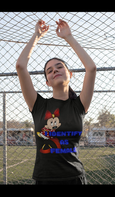 Bella + Canvas Unisex Jersey T-Shirt | 3001C I identify as a female proud female shirt 100 percent female unisex shirt