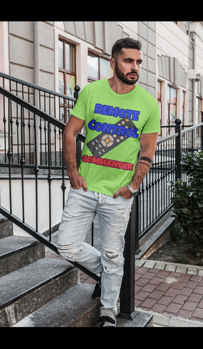 Bella + Canvas Unisex Jersey T-Shirt | 3001C Remote control commander unisex tee shirt puts you in control remote master