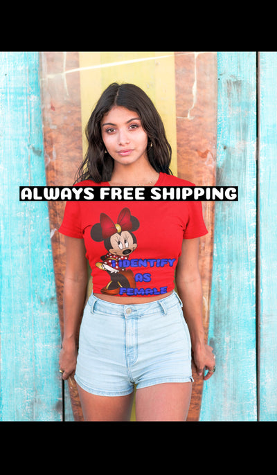Bella + Canvas Unisex Jersey T-Shirt | 3001C I identify as a female proud female shirt 100 percent female unisex shirt
