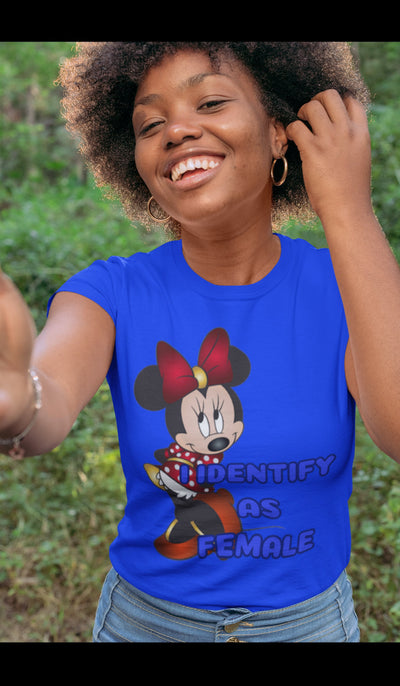 Bella + Canvas Unisex Jersey T-Shirt | 3001C I identify as a female proud female shirt 100 percent female unisex shirt