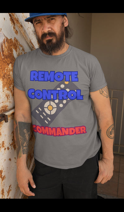 Bella + Canvas Unisex Jersey T-Shirt | 3001C Remote control commander unisex tee shirt puts you in control remote master