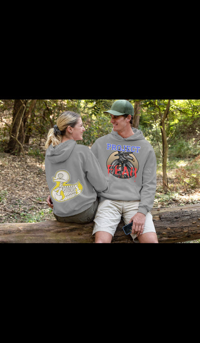 Gildan Adult Heavy Blend 13.3 oz./lin. yd., 50/50 Hood | G185 Project Fear Plauge Doctor Ducktor unisex hoodie