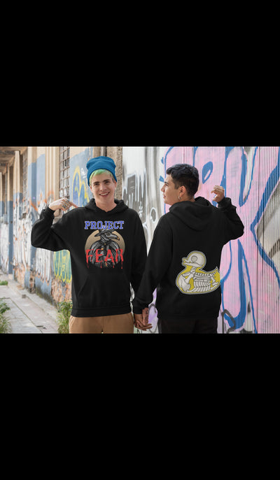 Gildan Adult Heavy Blend 13.3 oz./lin. yd., 50/50 Hood | G185 Project Fear Plauge Doctor Ducktor unisex hoodie