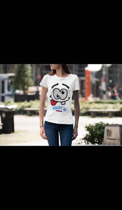Gildan Adult Softstyle 7.5 oz./lin. yd. T-Shirt | G640 Crazy is the new normal unisex t shirt great gift for any occasion.