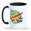 Tall glossy ceramic mug Dishwasher safe Itchy and Scratchy mug great Xmas gift Simpsons cartoon mug Simpsons pop culture
