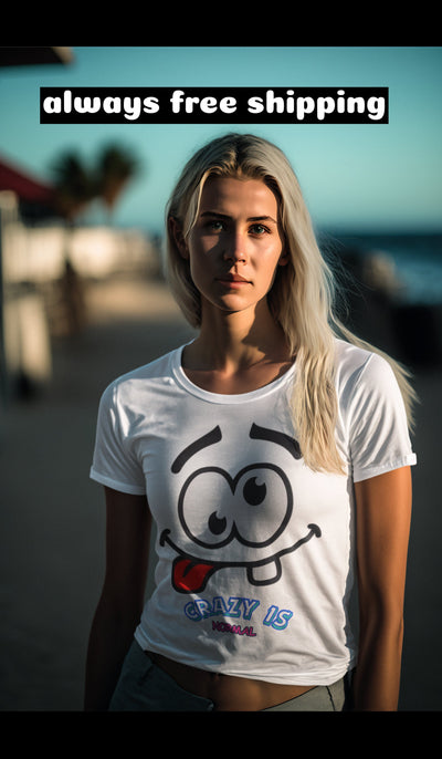 Gildan Adult Softstyle 7.5 oz./lin. yd. T-Shirt | G640 Crazy is the new normal unisex t shirt great gift for any occasion.