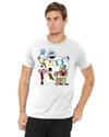Bella + Canvas Unisex Jersey T-Shirt | 3001C Christmas party shirt with Jack Skellington ,Frosty the Snowman, The Grinch, Abominable
