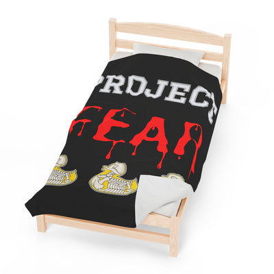Velveteen Plush Blanket Project fear blankie destination fear spin off show utube paranormal show