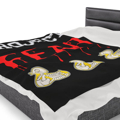 Velveteen Plush Blanket Project fear blankie destination fear spin off show utube paranormal show