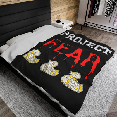 Velveteen Plush Blanket Project fear blankie destination fear spin off show utube paranormal show