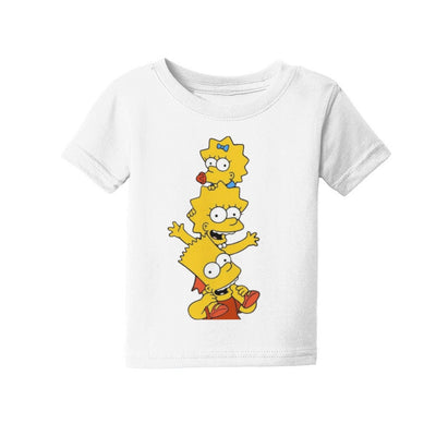 Infant Fine Jersey Tee Simpsons Itchy and Scratchy baby tee Bart Simpson Lisa Simpson Maggie Simpson Marge Simpson shirt Simpson cartoon