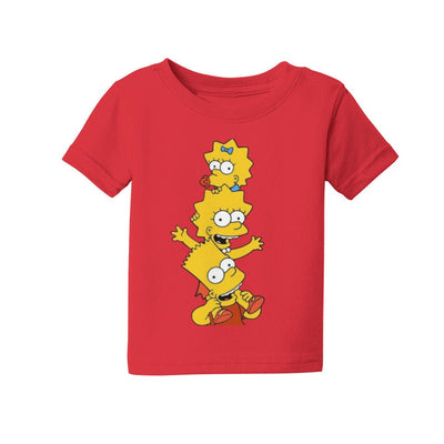 Infant Fine Jersey Tee Simpsons Itchy and Scratchy baby tee Bart Simpson Lisa Simpson Maggie Simpson Marge Simpson shirt Simpson cartoon